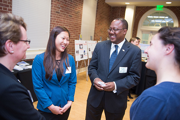 Image of Global Fellow Students with Internship Partners at Final Reception