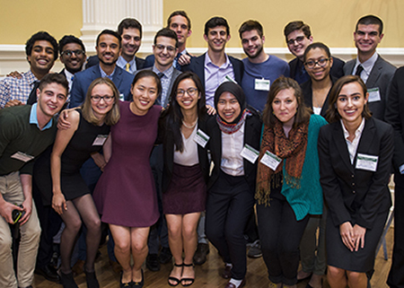Image of Science Diplomacy Fellows at Final Reception in May 2017